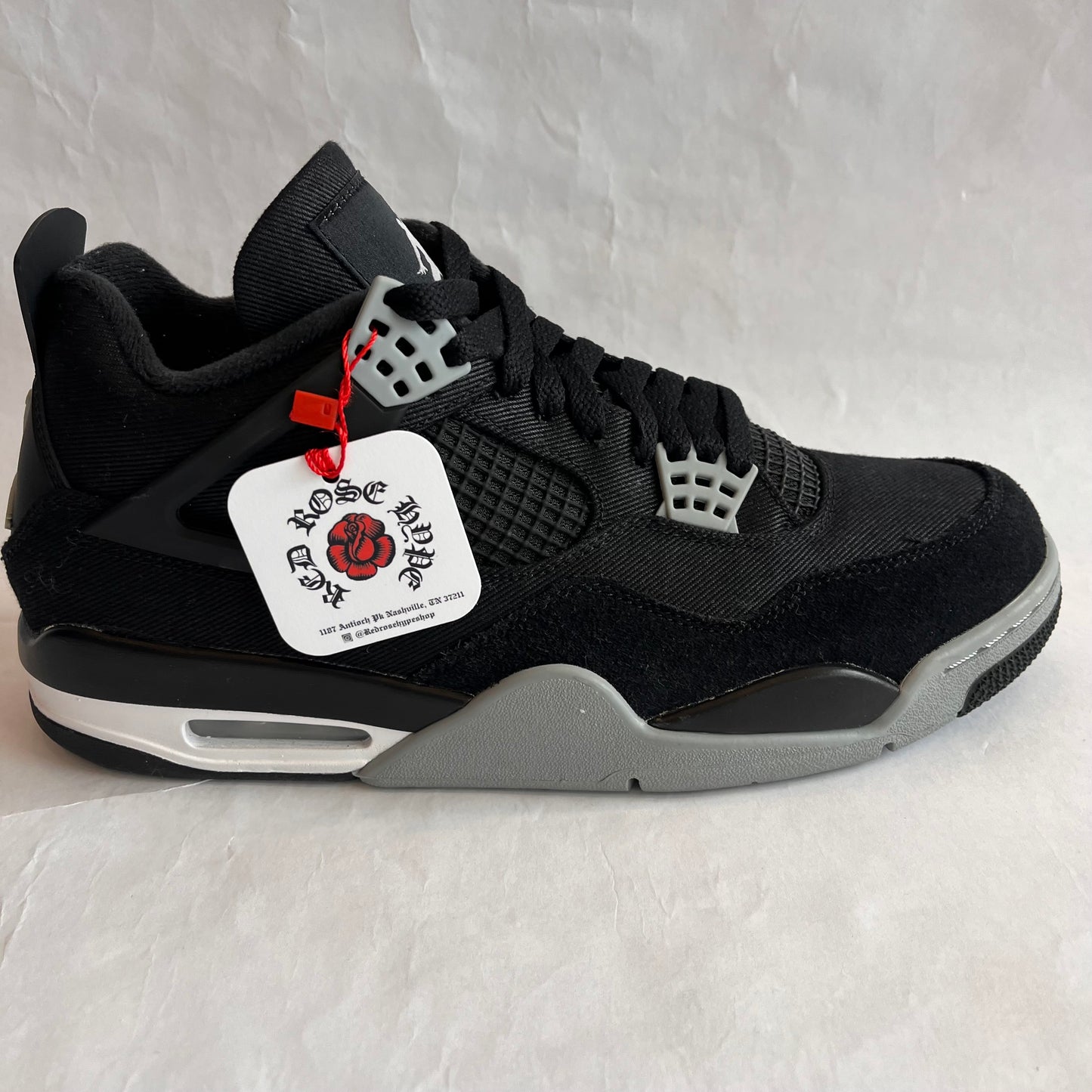 Jordan 4 Black Canvas