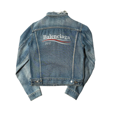 BALENCIAGA ‘Campaign’ Denim Jacket