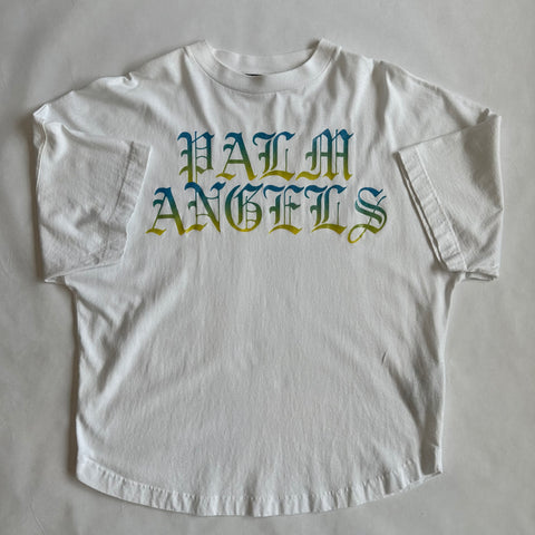 Palm Angels Glitter Drop Shoulder Tee