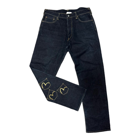 Evisu Gold Repeat Denim Jeans