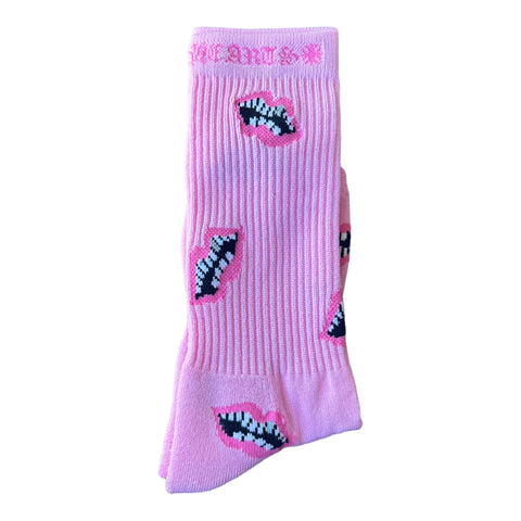 Chrome Hearts Pink Matty Boy Socks