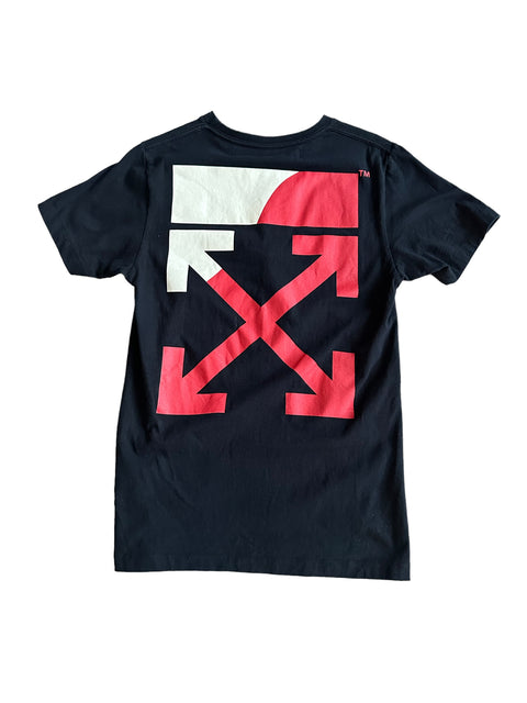 Off-White Black and Red Tee